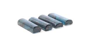 Haute qualité AAA Grade Unique 4 pièces ensemble de bleu naturel mousse Kyanite Cabochons lisse Rectangle forme lâche pierres précieuses en gros - Product Image 5