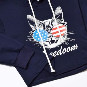 เสื้อครอปสตรีทเสื้อมีฮู้ดแฟชั่นสำหรับผู้หญิงพิมพ์ลายซับลิเมชันดีไซน์ใหม่ - Product Image 5