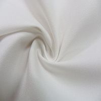LCYF019 Taiwan 100% Polyester Reiner Elfenbein-Krepp Mittelschwer 58/60 Zoll Breite Einfarbiger Kleiderstoff für Jungen Mädchen Spielzeug Verwendung Lee