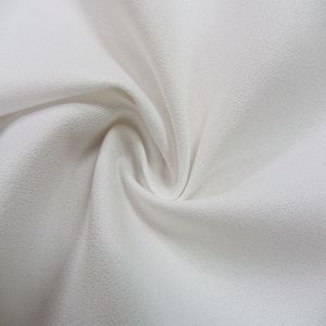 LCYF019 Taiwan 100% Polyester Pure Ivory Woven Crepe Dress Fabric <b>for</b> Boys & Girls Toy Use - Product Image 2