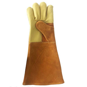 Guantes de trabajo de seguridad para soldadura, de cuero, para construcción - Product Image 3