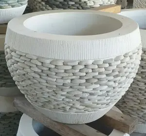 Bán Chạy Nhất Bali Pot Đá Tự Nhiên Handmade Nhà Vườn, Khách Sạn, Biệt Thự