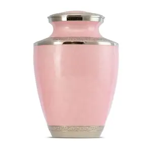 Mooie Roze Volwassen Messing Urn Nieuwe Urn Voor Volwassenen As, Crematie Urnen Voor Menselijke As Volwassenen-Mannen En Vrouwen
