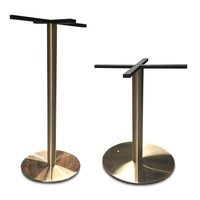 Vente chaude piédestal base de table basse Vente chaude Jambes de table dorées Jambes en épingle à cheveux Jambes de table à manger
