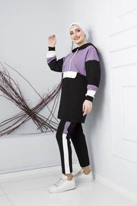 Nouvelle saison, vêtements de sport à capuche pour femmes, vêtements islamiques, abaya, kaftan, Dubaï, arabe, musulman, mode islamique, qualité turque - Product Image 4