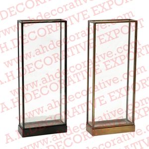 โคมไฟกรอบและแก้วโลหะสีทองสไตล์ยอดนิยมโคมไฟโลหะสำหรับตกแต่งงานแต่งงานทำด้วยมือแบบแขวน - Product Image 5