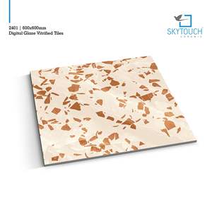 Azulejos de porcelana para exteriores de alta gama Super Market Floor Vila Paredes y pisos con azulejos de color marrón dorado pulido y MattFloor pulido 600X600 600X1200mm - Product Image 2