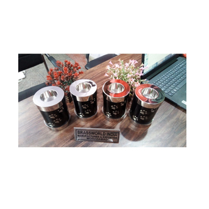 CANDLE <b>TEA</b> <b>LIGHT</b> WITH SILVER PAWS BLACK CREMATION URNS FUNERAL SUPPLIES BRASSWORLD INDIA - Product Image 1