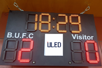 Tableau de score numérique LED étanche pour le football à Xiamen ULED