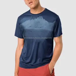 Abbigliamento Outdoor uomo t-shirt sportive t-shirt leggera corta da allenamento t-shirt da allenamento sportiva da palestra attiva