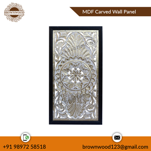 Panneau décoratif sculpté à la main en MDF de qualité supérieure avec bordure pour mur de chambre Design accrocheur Taux de gros d'usine largement demandé - Product Image 5