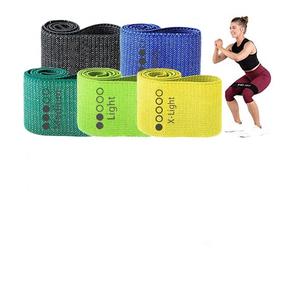 Jeu de bandes de résistance en tissu élastique, Logo personnalisé, Premium - Product Image 2