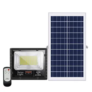 Schnelle Lieferung Hinterhof Aluminium wasserdicht IP67 JD 25 40 60 100 200 300 Watt Solar LED Flutlicht