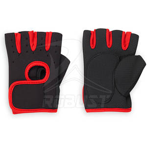 Unisex Summer Half-Finger Fitness <b>Gloves</b> Gym Weightlifting <b>Cycling</b> Thin Breathable Leather Neoprene Non-Slip for Men/<b>Women</b> - Product Image 4