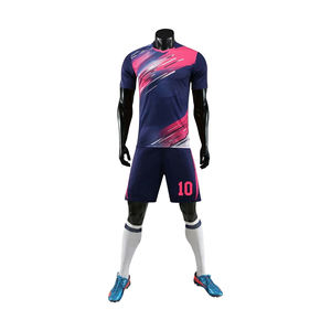 โพลีเอสเตอร์100% ปรับแต่งระเหิดเด็กผู้ใหญ่ฟุตบอลเครื่องแบบทีมฟุตบอลย์ชื่อและหมายเลขชุดฝึกอบรมใดๆ - Product Image 5