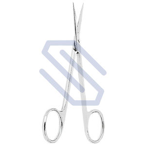 กรรไกรผ่าตัดทางการแพทย์แบบตรงไอริส11.5ซม. เครื่องมือผ่าตัดสเตนเลสสตีลแหล่งพลังงานด้วยมือสำหรับตัดผ้าพันแผลและเหงือก - Product Image 1