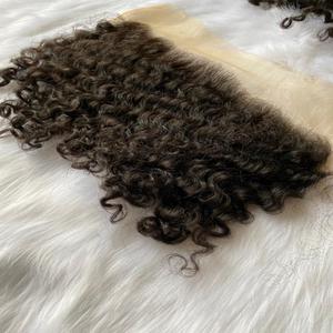 Peluca de encaje transparente/HD vietnamita/camboyano ondulado, paquetes rizados birmanos con encaje Frontal 13*4 13*6 cabello crudo 8-30 pulgadas - Product Image 4