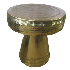 Wood <b>Stools</b> Living Room Wood Top & Metal Based Round Modern Luxury Bed Side <b>Stool</b> Antique <b>and</b> Unique New Design - Product Image 4