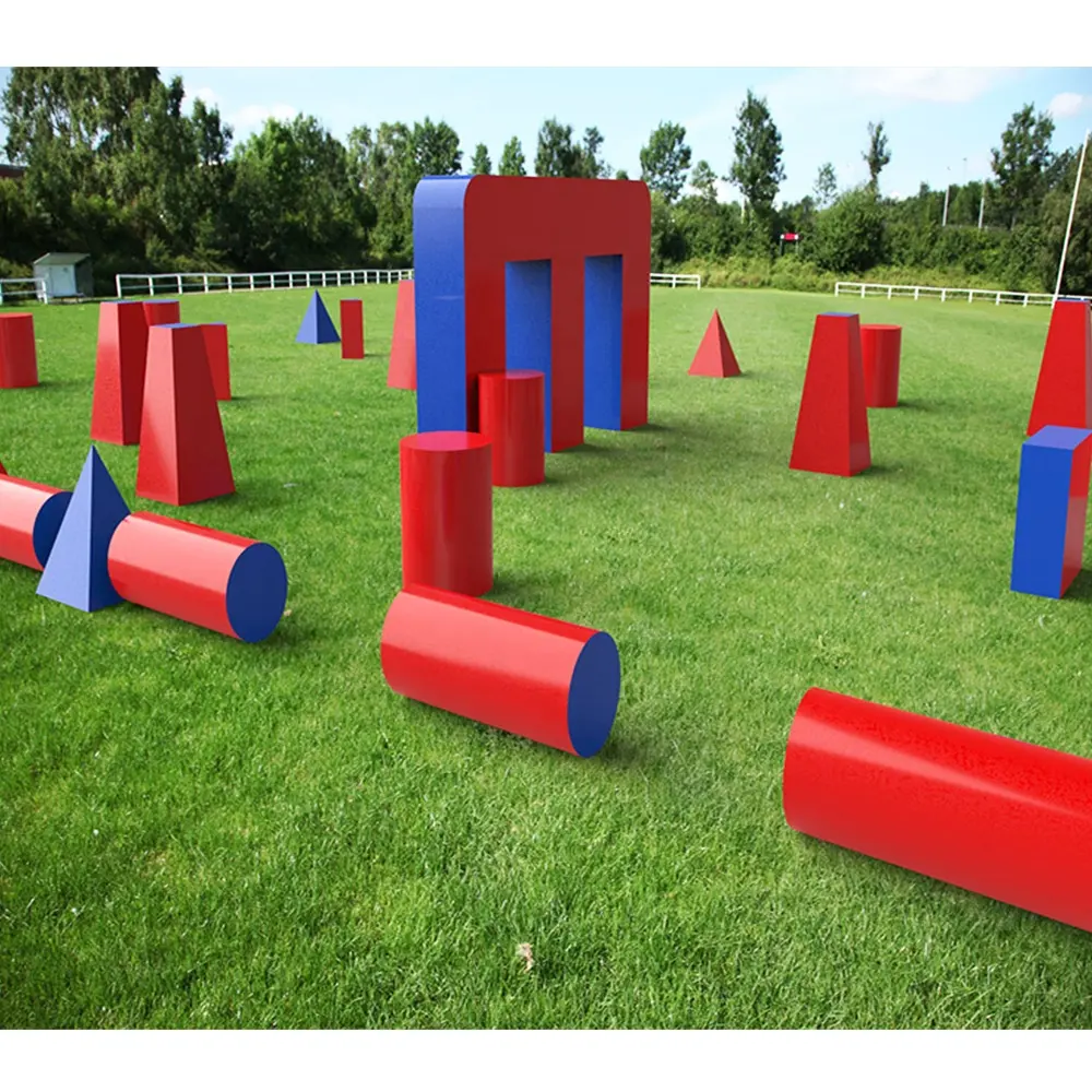 Outdoor Olahraga Ekstrim Permainan Menembak Target Panahan Permainan Bunker Paintball Paintball Inflatable Bunker Arena