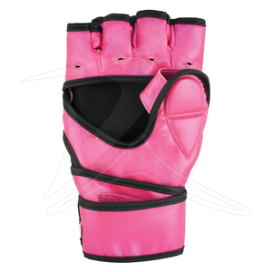 High Quality ROBUST INDUSTRIES MMA <b>Gloves</b> PU Leather <b>PVC</b> Material Half-Finger Custom Logo Printed Lightweight Quick Drying - Product Image 2