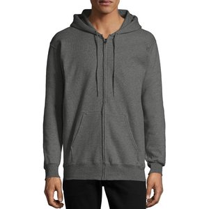 Sudadera con capucha para hombre, de algodón, con Logo personalizado, color gris, hecho por Wings traders - Product Image 1