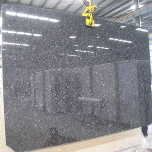 Dalle de granit poli moderne pour plan de travail, surface en pierre durable, granit gris acier avec des tons gris élégants, excellente durabilité - Product Image 2