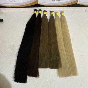 100% cutícula completa sin procesar 12A grado crudo Remy virgen vietnamita extensiones humanas Color negro Natural Super doble dibujado a granel - Product Image 2