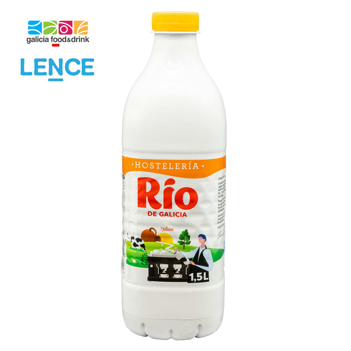 uht semi-skimmed milk for horeca, bar, restaurant | packaging 1