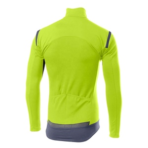 Veste de cyclisme d'hiver pour homme PIHA SPORTS, coupe-vent, en polaire, fermeture éclair, VTT, réfléchissante, haute visibilité, respirante, course à pied, vélo - Product Image 4