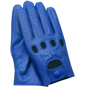 Gants de conduite en cuir, pour hommes et femmes, 100 pièces, meilleure qualité, en cuir de chèvre, pour la conduite, le travail - Product Image 5