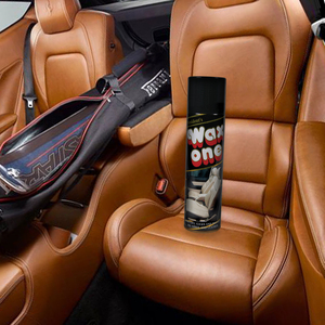 No.1 <b>Car</b> Care in Thailand Factory Price of WaxOne <b>Car</b> Seat Leather Care Protective <b>Polish</b> Cleaning Spray 450ML - Product Image 2
