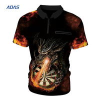 Fabrik Großhandel Hochwertige Dart Shirt Polo Sublimation Atmungsaktive Dart Shirts Jersey Custom ized