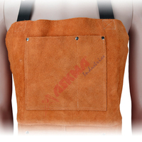 Tablier de soudage en cuir de vachette personnalisable confortable et étanche avec plusieurs poches à outils