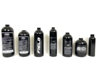 Venta caliente 1L Capacidad Recargable CO2 Paintball PCP Tanque Cilindro 24oz Aluminio de alta presión con válvula de pasador para buceo