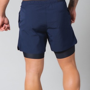 กางเกงขาสั้นสองชิ้นสำหรับผู้ชายกางเกงขาสั้นผ้าเฟรนช์เทอร์รี่สำหรับใส่ออกกำลังกายในยิมกางเกงขาสั้นสำหรับผู้ชายใส่ในฤดูร้อน - Product Image 2