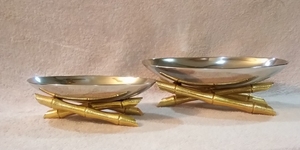 Plat de bateau en aluminium de luxe de fantaisie moderne avec l'or fini pour l'usage de maison et de cuisine - Product Image 2