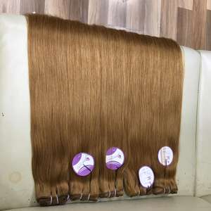 มัดผมมนุษย์20นิ้วสีบลอนด์ผมตรง OEM OEM OEM OEM ตัวอย่างฟรี - Product Image 4