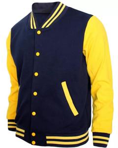 Chaqueta Varsity Personalizada para Hombre y Mujer, Tallas Grandes, Diseño Popular con Botones, Logotipo Bordado en 3D, Estilo Casual, Transpirable - Product Image 1