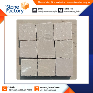 Finition aiguisée naturelle de pavé de grès vert de Raj de catégorie supérieure pour le pavage d'allée et la décoration de jardin - Product Image 6