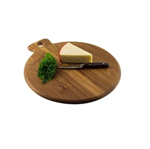 Tabla de cortar redonda de madera de acacia para cortar frutas y verduras Tabla de cortar de madera para uso doméstico en la cocina - Product Image 1