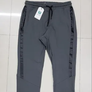 High End Brand Garments Stock Lot Men's Jogging Tracksuit Bottoms Mesh Quick Dry Sweatpants Open Hem Trousers with Zip Pockets