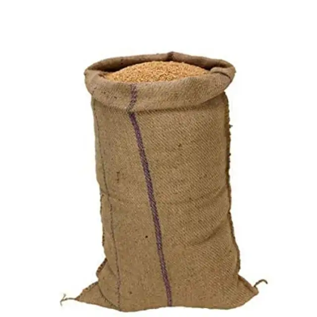 Environment friendly jute burlap gunny bag for storage agriculture use coffee beans packing