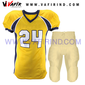 Uniforme de fútbol americano, camiseta de fútbol americano por sublimación, poliéster - Product Image 3