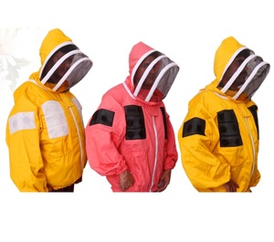 Joxar chaqueta ventilada con velo de valla-amarillo y rosa - Product Image 5