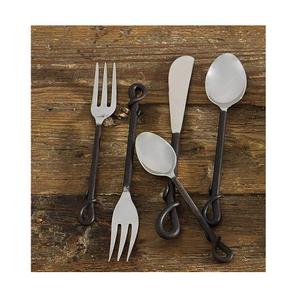 Cuchara de acero inoxidable, tenedor, cuchillo, juego de cubiertos para utensilios de cocina, uso de Hotel, cubiertos, juego de cubiertos del mejor exportador de la India - Product Image 5