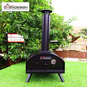 Four à Pizza unique de haute qualité BBQ Grill Excellente isolation Bois de chauffage Four à Pizza Pierre à Pizza Puissance manuelle Extérieur Autoportant - Product Image 4