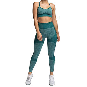 Conjunto de mallas de Yoga sin costuras para mujer, conjunto de entrenamiento activo Popular para gimnasio, ropa de Fitness, conjunto de Yoga para mujer, gran oferta - Product Image 3
