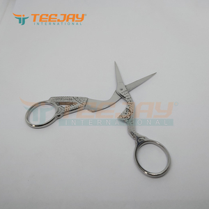 Xiaomi — ciseaux professionnelles de coupe pour sourcils, cils en forme d'oiseau, argent, nouveau Style, broderie de coupe - Product Image 4