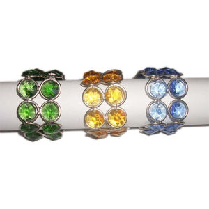 Soporte de lujo para servilletas de cuentas, el mejor para el hogar, Hotel y boda, vajilla, diseño decorativo, cuentas de colores, anillo para servilletas - Product Image 6