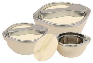 KING International Stainless Steel High Quality Casserole <b>Non</b> <b>Stick</b> <b>Cookware</b> Pot Insulated Food Dish Lid Sets - Product Image 3
